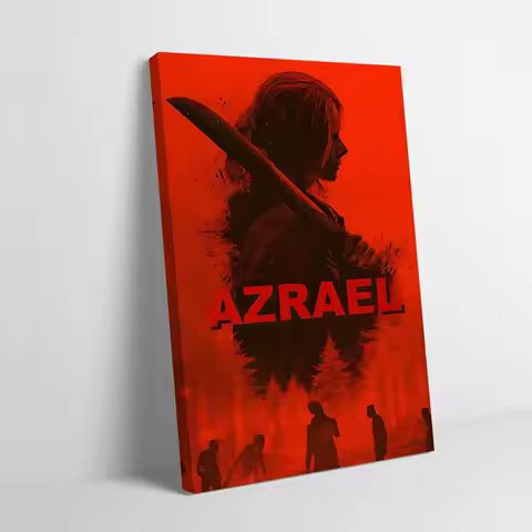 Azrael Movies Poster Customizable Printed Canvas Painting Wall Art Gift for Gamer Decoration Modern 