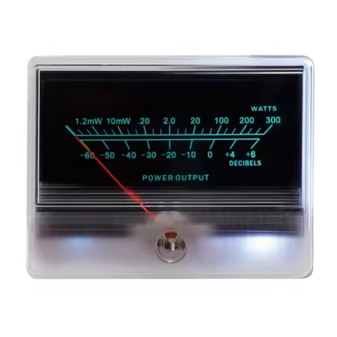 Digital VU Ammeter Meter Header Power Stereo High Accuracy Level Power Amplifier Meter Discharge Fla