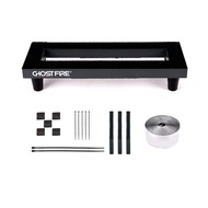 GHOSTFIRE บอร์ดแพดเดิลกีตาร์อะลูมินัมอัลลอยเอฟเฟกต์เบามาก0.8lb Pedalboard13.7 SPL-01 X5