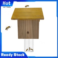 <callbaby> House Bee Trap Wooden Carpenter Bee Trap with Bottle – Weatherproof Outdoor Hanging Bee C