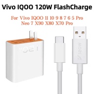 Vivo 120W flashcharger chúng tôi/EU siêu sạc nhanh thiết bị sạc nhanh loại USB C cáp cho Vivo iqoo 1