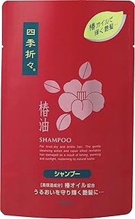 Kumano Tsubaki Shampoo Refill, 450 milliliters