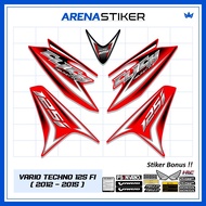VT31c Sticker Honda Click 12i Stiker Setriping Striping Vario 125 Old 2012 2013 2014 2015 Thailook