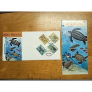 Malaysia 1990 Penyu Turtle Marine Life 3rd series 4v Stamp FDC original brochure