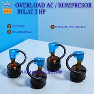 2PK ROUND AC OVERLOAD 2 2 PK AChp 2HP AC OVERLOAD 2HP AC OVERLOAD 2 ROUND REFRIGERATOR OVERLOAD/ hp