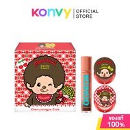 Gentle Colors X Monchchichi Set M2 [Lip Oil 7g #04 Billion Brown + Blush 4g #05 Guava + Highlighter 