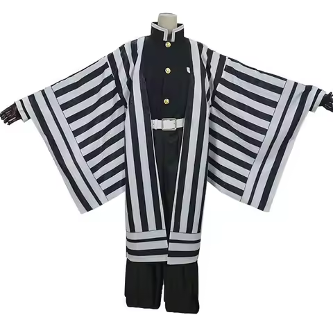 Kimetsu No Yaiba Iguro Obanai Costume Halloween Full Set Uniforms