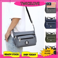 READY STOCK TWICELOVE Men's Sport Beg Sport Waist Bag Crossbody Bag Beg Pinggang Lelaki Bags Pocket 