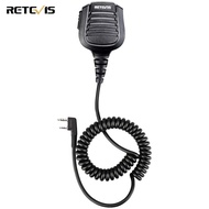 Retevis 2 Pin วิทยุลำโพง Mic IP54กันน้ำใช้งานร่วมกับ Retevis RT24 RT27 RT22 RT622 RT21 RT1 Baofeng U