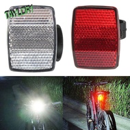 TAYLOR1 Bike Reflector Red / White Accessories Bike Taillight Reflective Light Mountain Bike Front R