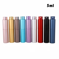 Nine Colors Refillable Atomizer 9.6*2.2cm Portable Rotating For  Daily Use Perfume Lovers On-the-go