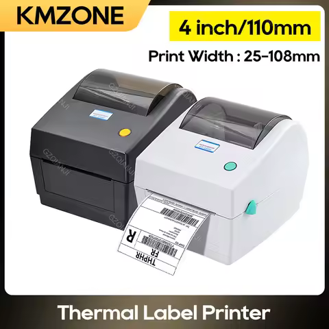 Xprinter XP-480B Thermal Shipping Label Printer 20mm-110mm Barcode Stickers Printer USB Bluetooth Fo