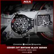 CVT COVER BINTANG BLACK SERIES YAMAHA AEROX NMAX CVT COVER AEROX NMAX BINTANG CVT AEROX NMAX NSA