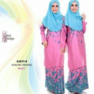 Kurung Moden Labuh Baju Kurung Moden Bercorak Raisya Baju Kurung Pahang Kurung Pahang Printed Royal 