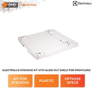 Electrolux stacking kit with slide-out shelf for frontload washer and dryer  E4YHMKP3 Optimize Space