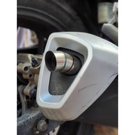 Winner X Stainless Steel 304 Exhaust Pipe Cover / Genuine Winner X Exhaust Pipe Cover New Model 2020