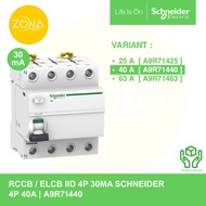 RCCB ELCB SCHNEIDER ACTI9 IID 4P 40A 30MA A9R71440 Original
