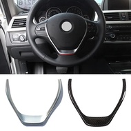 Car Steering Wheel Decorative Frame Panel Cover Trim For BMW 3 Series F30 F32 F34 2013-2019 Interior