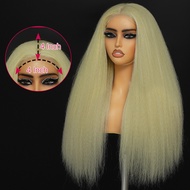 Ready Stock#4** 4 * 1lacewig613#长直发雅克高温丝前额蕾丝蓬松Yaki0203hw