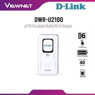 D-Link DWR-U2100 AX900 5G LTE Portable Router 6000mAh Battery Dual Band WiFi Hotspot Travel Mobile M