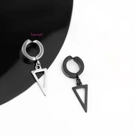 HARRIETT Cross Clip Earring Punk Simple Fake Piercing Female Male Drop Earring Non-Piercing Earring