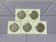 （十角形伍圓76年五枚）香港硬幣英女王伊利沙伯1976年五元Government of Hong Kong Queen Elizabeth ll 1976 $5