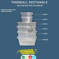Thinwall Rectangle 750 Food Container (Contents 25 Pcs-RT750)