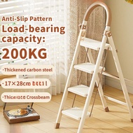 Foldable Ladder Step 3 4 5 6 Step Ladder 150kg Bearing Slim Ladder Small Step Ladder WYR