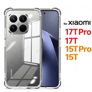 Transparent Case for Xiaomi 17T Pro 15T Pro 5G Soft Silicone Back Cover for Xiaomi Mi 15T Clear Case