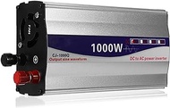 Portable Inverter for Car, 1000W Pure Sine Wave Power Voltage Converter, Low Voltage Protection, 12V/24V to 220V Converter, LED Display (Color : 1000W) , size : 2 4V-