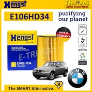 HENGST Oil Filter BMW X3 E83 Engine M54 2003-2011 Penapis Minyak Enjin E106H D34 11 42 7 512 300