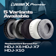 Earpad Ear Cushion Earcup Pioneer HDJ-X5 HDJ-X7 HDJ-X10 Foam Pads
