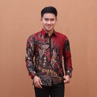 BAJU BATIK COUPLE SERAGAM BATIK KANTOR GURU KERJA PRIA WANITA PANJANG