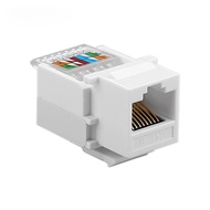 CAT6 RJ45 Insert Gigabit LAN Coupler Plug Standard T568A/B Network Module Slot