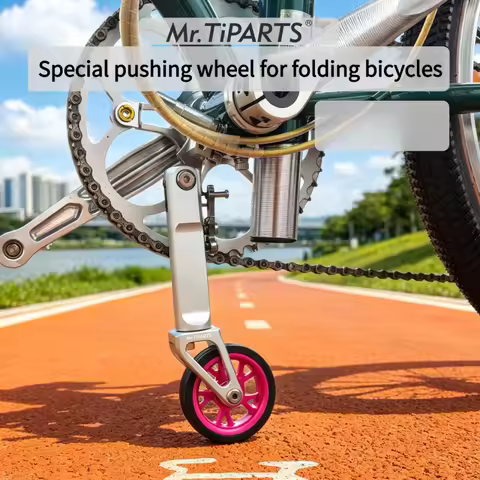 For Dahon Folding Bike Third Wheel | Easy-Operate Booster Assist Wheel for D7/P8/P10 Universal