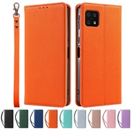 For Sharp Aquos Sense 8/ Sense 9 6 7 WIsh 4 Casing Leather Wallet Phone Case with Card Holder Magnet