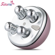 Salorie 4D EMS Electric Face Massager Roller Blue &amp; Red Lights 3 Modes Adjustable Face Lifting Beauty Tool