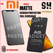 XIAOMI MI 10T 10T PRO POCO F1 F2 F3 X3 X3 PRO X3 GT POCO M3 M3 PRO Tinted AG Matte/9D Tempered Glass