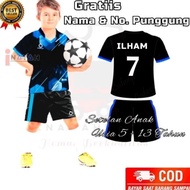 READY KESEMPATAN LANGKA! (FREE NAMA &amp; NOMOR)JERSEY ANAK BAJU FUTSAL