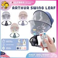 JOLLYGEAR ARTHUR VERSION 2 Baby Auto Swing Leaf Bouncer Mosquito Net Tent Automatic Remote Rocker Buaian Bayi Buai