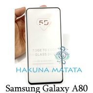 Tempered Glass Samsung A80 A90 Full Cover Screen Guard