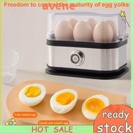 Egg Boiler with Auto Shut-Off Vegetable Steamer 6-Egg Capacity Food Steamer for Hard Boiled Eggs