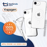 Case iphone 16e 2025 Series Spigen Liquid Crystal MagSafe MagFit Clear Softcase Anti-Shock Casing