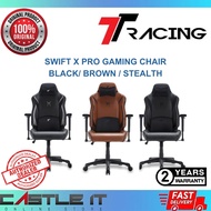 TTRacing SWIFT X PRO BLACK GREY RED STEALTH BROWN Gaming Chair