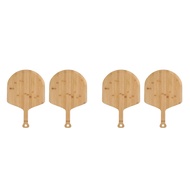 4Pcs 12in Pizza Peel Paddle Wooden Pizza Spatula Pizza Transfer Spatula Oven Pizza Cutting Board