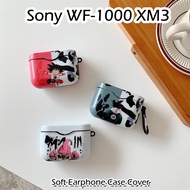 【Trend Front】 For Sony WF-1000 XM3 Case Cool Cartoon Pattern TPU Soft Silicone Earphone Case Casing