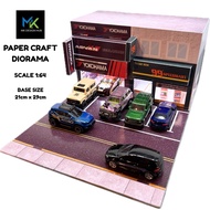 Papercraft Diorama 01 1:64 scale - 99 Speedmart & Yokohama Shop