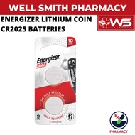 ENERGIZER  LITHIUM COIN CR2025 BATTERIES