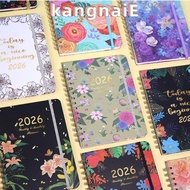 KANGNAI 2026 Planner, Weekly and Monthly A5 Calendar 2026, Agenda Jan.2026 - Dec.2026 Monthly Tabs C
