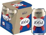 Kronenbourg 1664 Brut Can, 320ml, (Pack of 4)